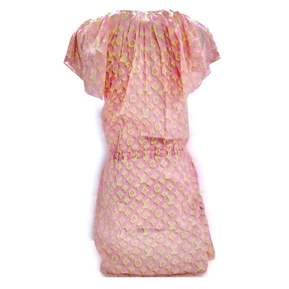 Louis Vuitton: Monogram LV Dress Tie Semi-Sheer Dress - Picture 5 of 15